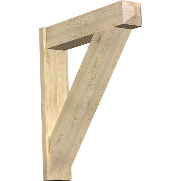 Ekena Millwork Traditional Craftsman Rough Sawn Outlooker, Douglas Fir, 8"W x 38"D x 42"H OUT08X38X42TRA04RDF - main